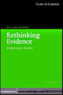Book cover: Rethinking Evidence, by William Twining (preview)