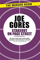 Book cover: Stakeout on Page Street, by Joe Gores (preview)