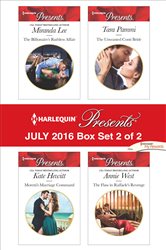 Book cover: Harlequin Presents July 2016 - Box Set 2 of 2, by Miranda Lee (preview)