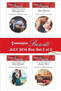 Book cover: Harlequin Presents July 2016 - Box Set 2 of 2, by Miranda Lee (preview)