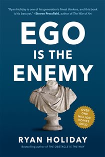 Book cover: Ego Is the Enemy, by Ryan Holiday (preview)