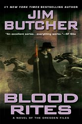 Book cover: Blood Rites (Book 6 of Dresden Files) by Jim Butcher (preview)