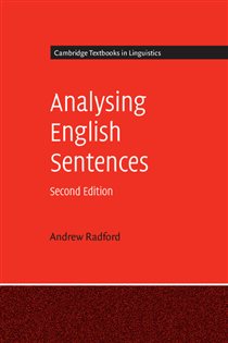 Book cover: Analysing English Sentences, by Andrew Radford (preview)