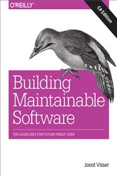 Book cover: Building Maintainable Software, C# Edition, by Joost Visser (preview)