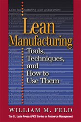 Book cover: Lean Manufacturing, by William M Feld (preview)