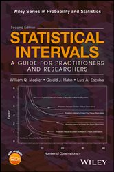 Book cover: Statistical Intervals, by William Q. Meeker (preview)