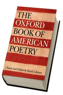 Book cover: The Oxford Book of American Poetry, edited by David Lehman (preview)