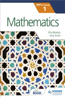 Book cover: Mathematics for the IB MYP 1, by Irina Amlin (preview)