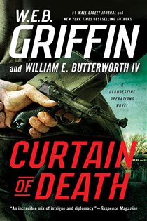 Book cover: Curtain of Death (Book 3 of A Clandestine Operations Novel) by W.E.B. Griffin (preview)