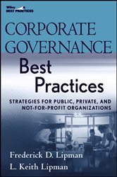 Book cover: Corporate Governance Best Practices, by Frederick D. Lipman (preview)