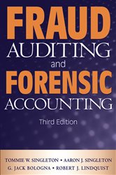 Book cover: Fraud Auditing and Forensic Accounting, by Tommie W. Singleton (preview)