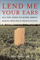 Book cover: Lend Me Your Ears, by Max Atkinson (preview)