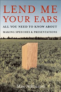 Book cover: Lend Me Your Ears, by Max Atkinson (preview)