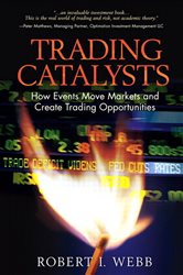 Book cover: Trading Catalysts, by Robert I. Webb (preview)