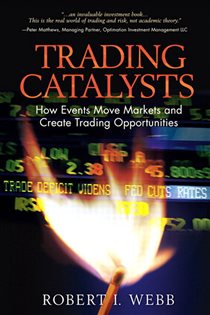 Book cover: Trading Catalysts, by Robert I. Webb (preview)