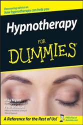Book cover: Hypnotherapy For Dummies, by Mike Bryant (preview)
