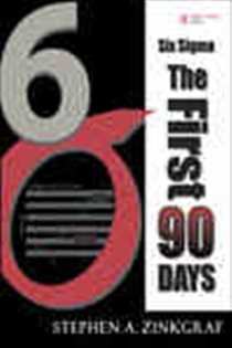 Book cover: Six Sigma--The First 90 Days, by Stephen A. Zinkgraf (preview)