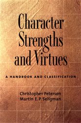 Book cover: Character Strengths and Virtues, by Christopher Peterson (preview)