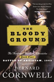 Book cover: The Bloody Ground (Book 4 of Starbuck Chronicles) by Bernard Cornwell (preview)