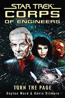 Book cover: Star Trek: Corps of Engineers: Turn the Page, by Dayton Ward (preview)