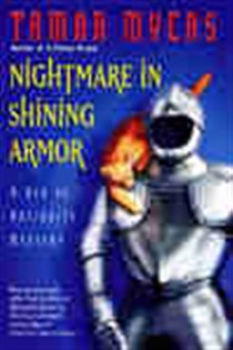 Book cover: Nightmare in Shining Armor (Book 9 of Den of Antiquity) by Tamar Myers (preview)
