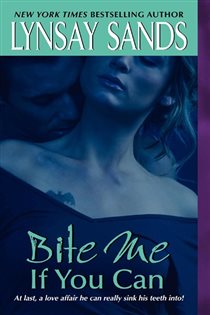 Book cover: Bite Me If You Can (Book 6 of Argeneau Vampire) by Lynsay Sands (preview)