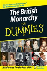 Book cover: The British Monarchy For Dummies, by Philip Wilkinson (preview)