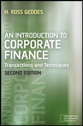 Book cover: An Introduction to Corporate Finance, by Ross Geddes (preview)
