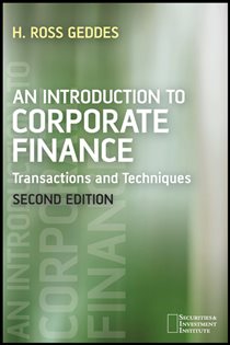 Book cover: An Introduction to Corporate Finance, by Ross Geddes (preview)