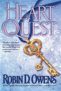 Book cover: Heart Quest (Book 5 of A Celta Novel) by Robin D. Owens (preview)