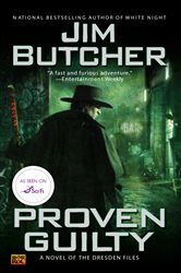 Book cover: Proven Guilty (Book 8 of Dresden Files) by Jim Butcher (preview)