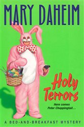 Book cover: Holy Terrors (Book 3 of Bed-and-Breakfast Mysteries) by Mary Daheim (preview)