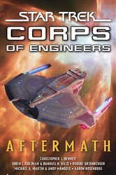Book cover: Star Trek:Corps of Engineers: Aftermath, edited by Keith R. A. DeCandido (preview)