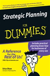 Book cover: Strategic Planning For Dummies, by Erica Olsen (preview)