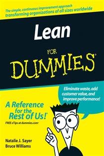 Book cover: Lean For Dummies, by Natalie J. Sayer (preview)