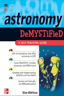 Book cover: Astronomy Demystified, by Stan Gibilisco (preview)