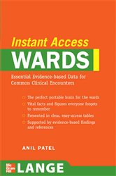 Book cover: LANGE Instant Access Wards, by Anil M. Patel (preview)