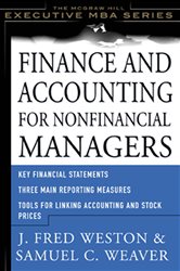 Book cover: Finance and Accounting for Nonfinancial Managers, by Samuel C. Weaver (preview)