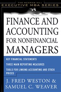 Book cover: Finance and Accounting for Nonfinancial Managers, by Samuel C. Weaver (preview)