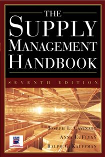 Book cover: The Supply Mangement Handbook, 7th Ed, by Joseph L. Cavinato (preview)