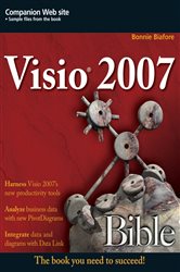 Book cover: Visio 2007 Bible, by Bonnie Biafore (preview)