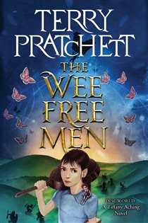 Book cover: The Wee Free Men (Book 1 of Tiffany Aching) by Terry Pratchett (preview)