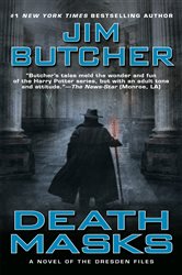 Book cover: Death Masks (Book 5 of Dresden Files) by Jim Butcher (preview)