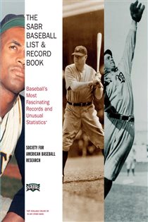 Book cover: The SABR Baseball List & Record Book, by Society for American Baseball Research (preview)