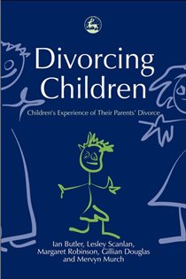 Book cover: Divorcing Children, by Dr Lesley Scan (preview)