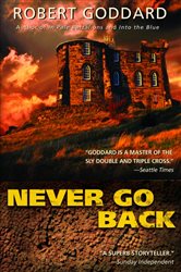 Book cover: Never Go Back (Book 3 of Harry Barnett) by Robert Goddard (preview)