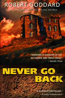 Book cover: Never Go Back (Book 3 of Harry Barnett) by Robert Goddard (preview)
