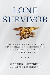 Book cover: Lone Survivor, by Marcus Luttrell (preview)