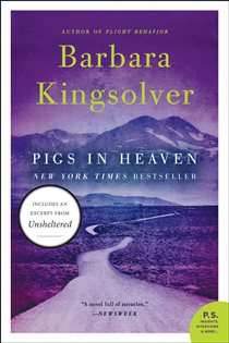 Book cover: Pigs in Heaven, by Barbara Kingsolver (preview)
