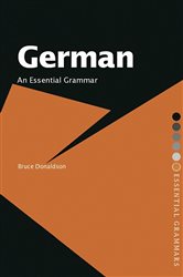 Book cover: German: An Essential Grammar, by Bruce Donaldson (preview)